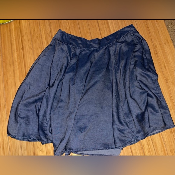 Torrid Mini Chambray Skater Skirt - Picture 1 of 3